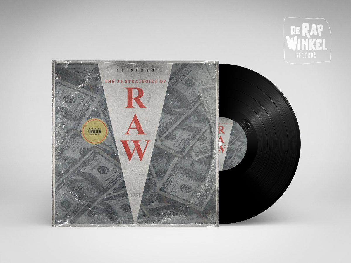 38 Spesh - 38 Strategies Of Raw [Black] [Vinyl Record / LP]