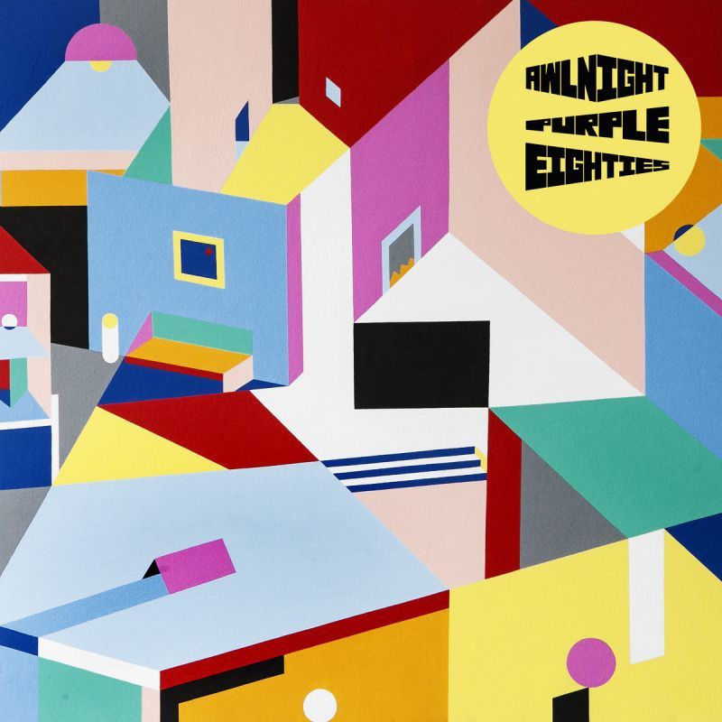 Awlnight - Purple Eighties [Cassette Tape + Sticker]-FUZZOSCOPE-Dig Around Records