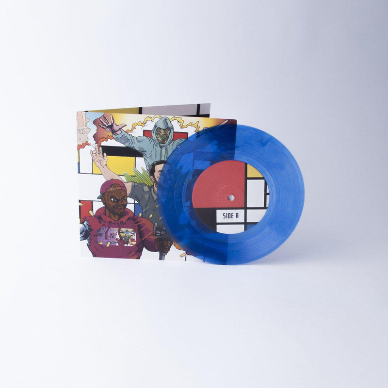 CAMOFLAUGE MONK - Trgovac Umjetninama [Blue] [Vinyl Record / 7"]-FXCK RXP-Dig Around Records