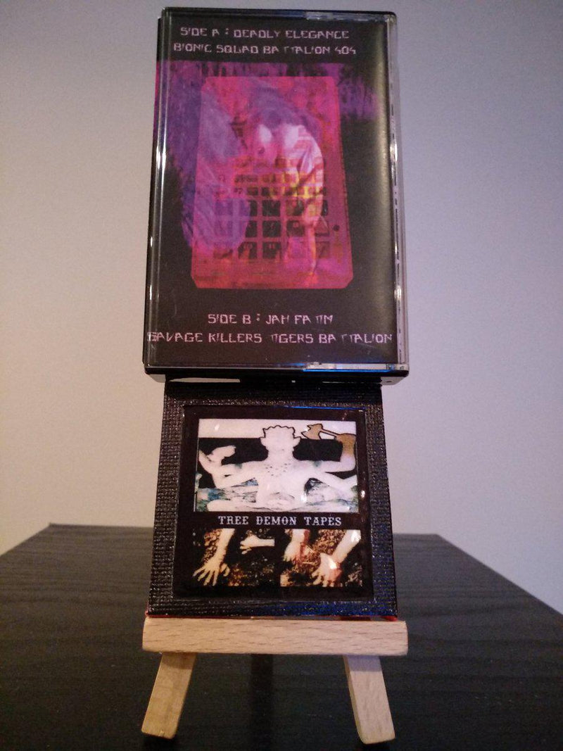 DEADLY ELEGANCE & JAH FATIM - NINJA THE BATTALION [Cassette Tape + Sticker]-TREE DEMON TAPES-Dig Around Records