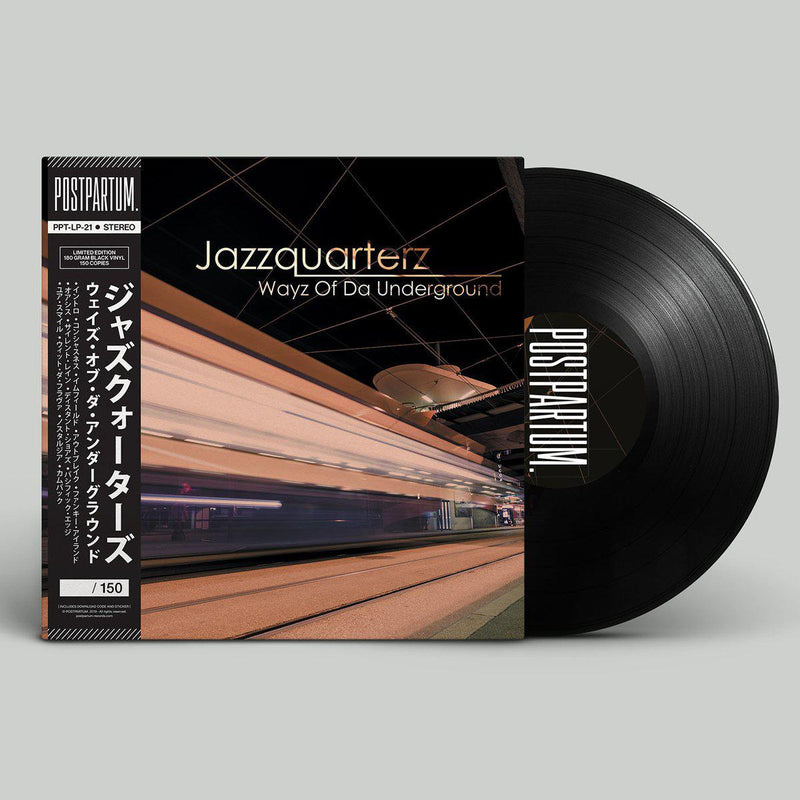 Jazzquarterz - Wayz Of Da Underground [Black] [Vinyl Record / LP + Download Code + Sticker + Obi Strip]-POSTPARTUM. RECORDS-Dig Around Records