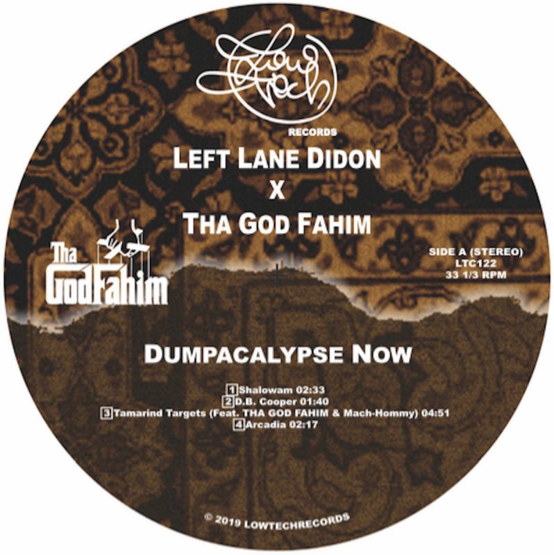 Left Lane Didon X Tha God Fahim - Dumpacalypse Now [BLACK] [Vinyl Record / LP]-Lowtechrecords-Dig Around Records