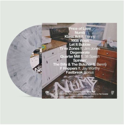 SHA HEF - Numb [White & Black Marbled Edition] [Vinyl Record / LP]