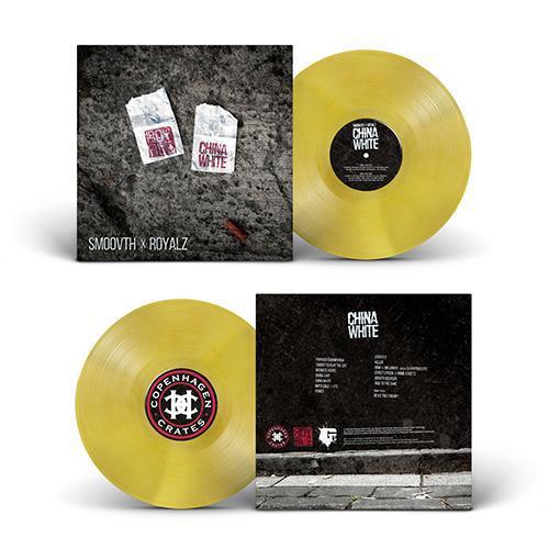 SmooVth & Royalz - China White [Yellow & Orange marbled - Ultra clear] [Vinyl Record / LP]-Copenhagen Crates-Dig Around Records