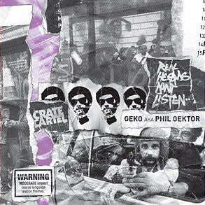 Geko AKA Phil Gektor - Real Heads Don't Listen [CD]-Crate Cartel-Dig Around Records