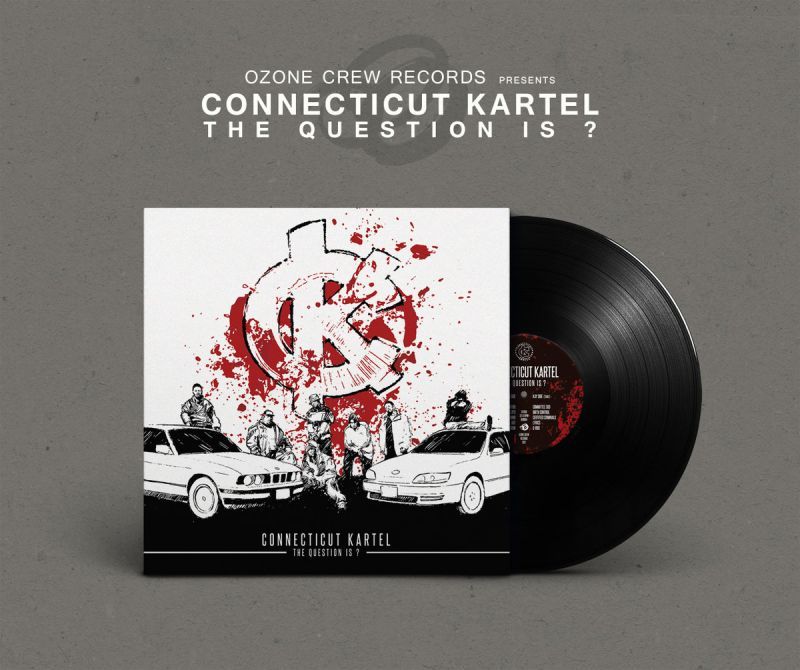 Connecticut Kartel - The Question Is? (Black Vinyl) [Vinyl Record / LP]-OZONE CREW RECORDS-Dig Around Records