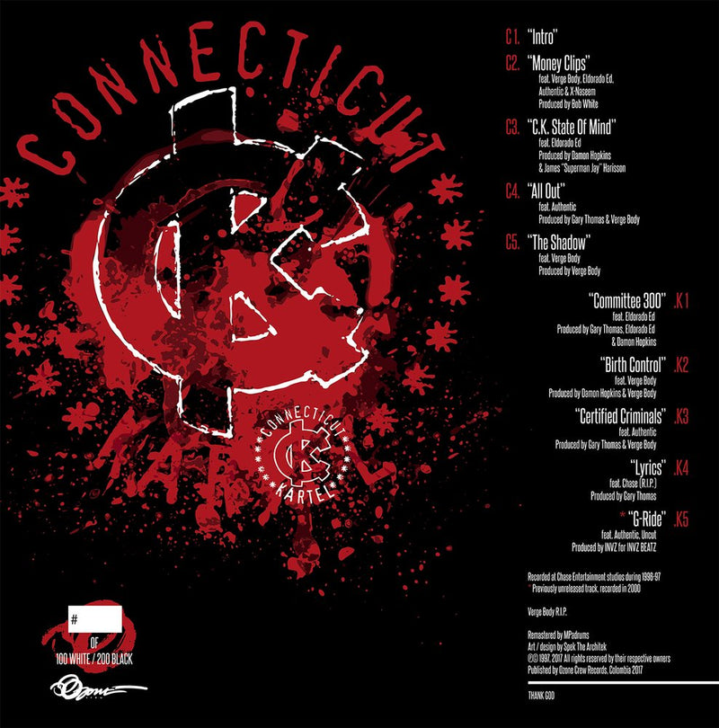 Connecticut Kartel - The Question Is? (Transparent Clear Vinyl) [Vinyl Record / LP]-OZONE CREW RECORDS-Dig Around Records