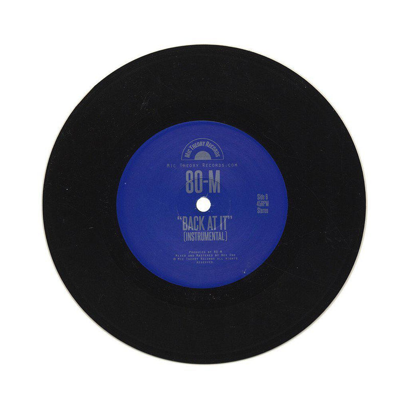 80-M Feat. Ruste Juxx. Hex One. Blaq Poet - BACK AT IT [Vinyl Record / 7"]-MIC THEORY RECORDS-Dig Around Records