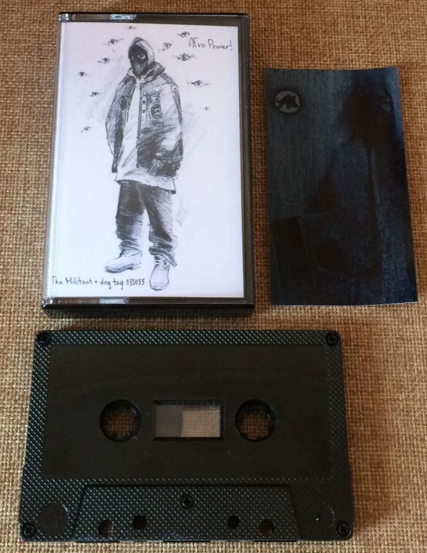 Afro Power! - Tha Militant tape + dog tag 035055 [Cassette Tape + Sticker]-Unknown Boom Bap Project-Dig Around Records