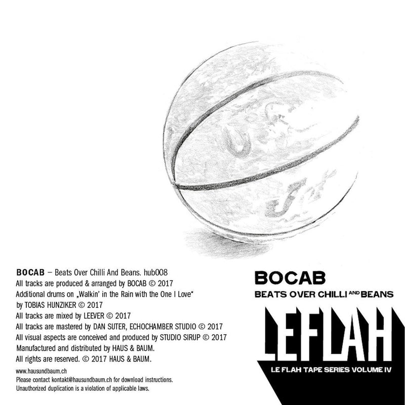 BOCAB - Beats Over Chilli And Beans 【Cassette Tape】-HAUS & BAUM-Dig Around Records