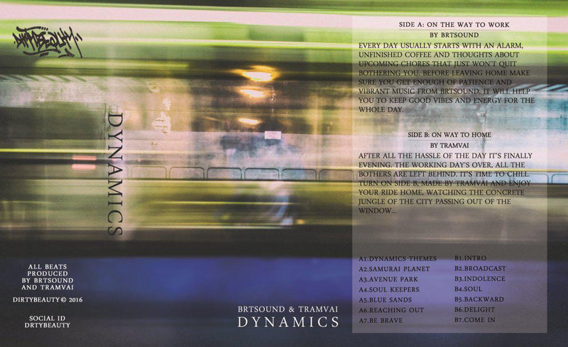BRTSound & Tramvai - Dynamics [Cassette Tape]-Dirty Beauty-Dig Around Records