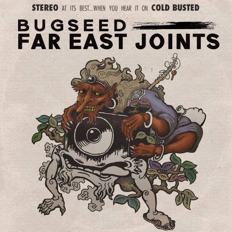 Bugseed - Far East Joints [Black] [Vinyl Record / 12" + Sticker]-Cold Busted Records-Dig Around Records