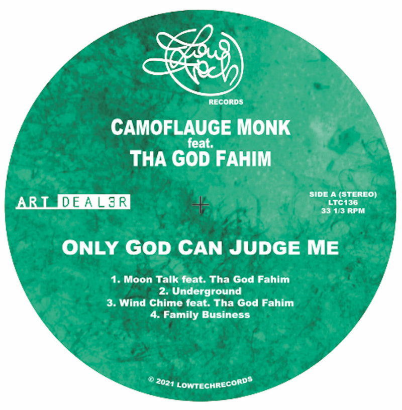 Camoflauge Monk Feat. Tha God Fahim - Only God Can Judge Me [BLACK] [Vinyl Record / LP]