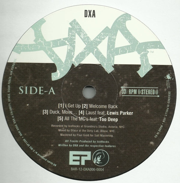 DXA - (Self-Titled) EP [Vinyl Record / 12"]