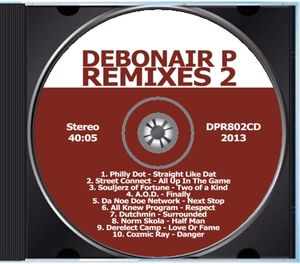 Debonair P - Debonair P Remixes 2 [CD]-Gentleman's Relief Records-Dig Around Records