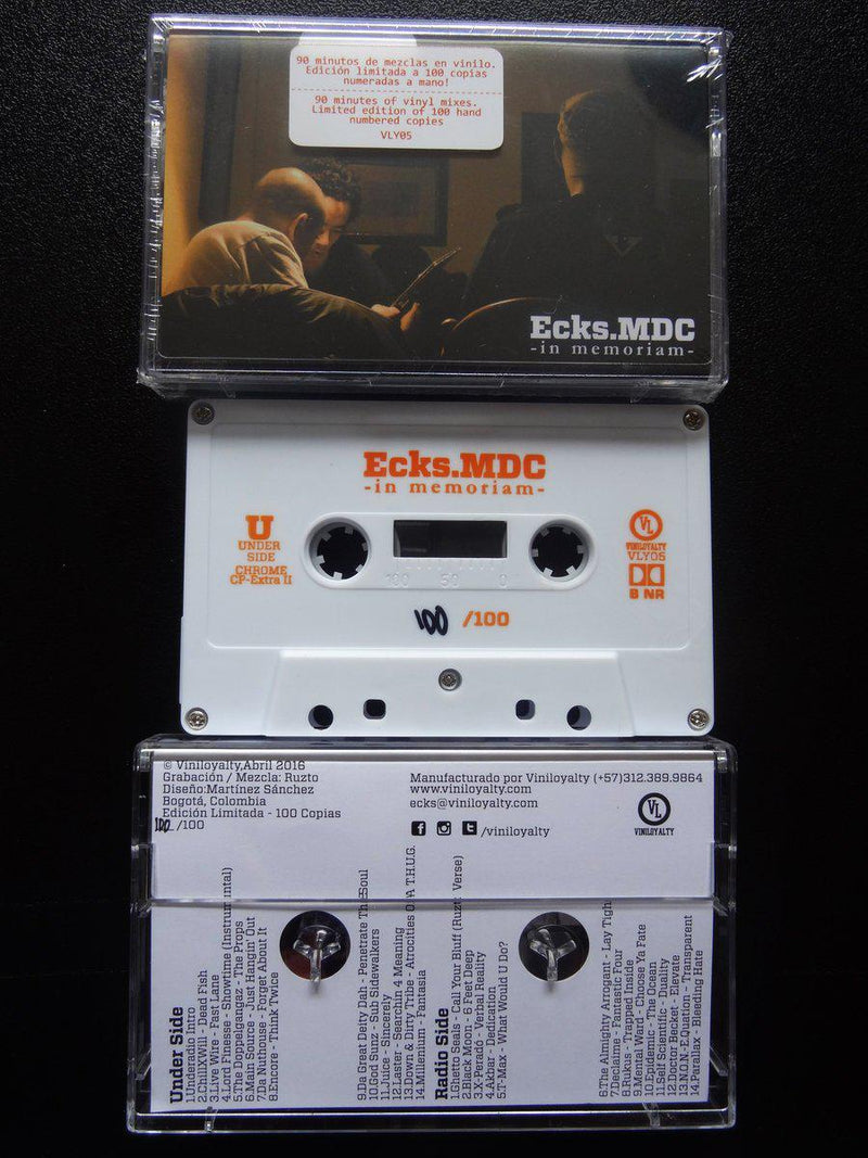 Ecks MDC - In Memoriam 【Cassette Tape | Mixtape】-VINILOYALTY-Dig Around Records