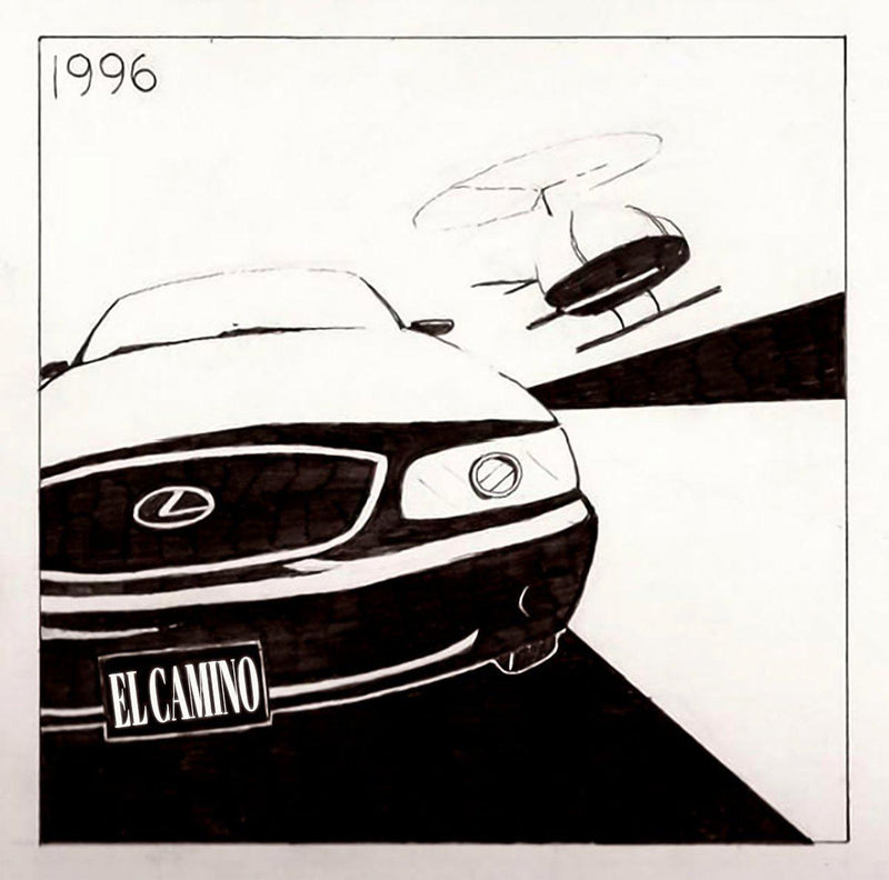 El Camino - 96 [BLACK & WHITE VERSION] [Vinyl Record / 12"]-Frank's Vinyl Records-Dig Around Records