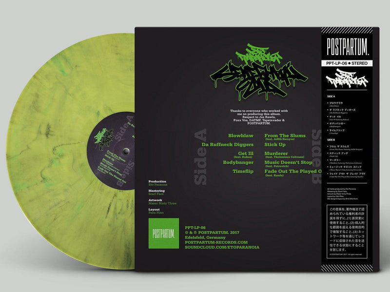 Eto Paranoia - Healing Poison / Celebnii Yad [Marbled] [Vinyl Record / LP + Sticker]-POSTPARTUM. RECORDS-Dig Around Records