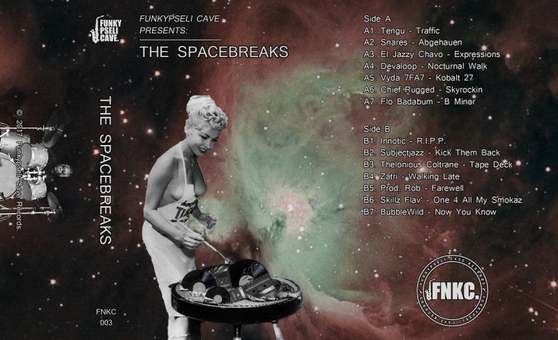 Funkypseli Cave Presents: The Spacebreaks [Cassette Tape + Download Code]-Funkypseli Cave Records FNKC-Dig Around Records