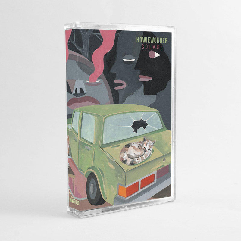 Howiewonder - Solace [White] [Cassette Tape + Sticker]-INNER OCEAN RECORDS-Dig Around Records