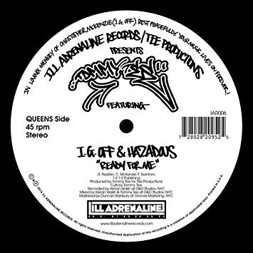 I.G. Off & Hazadous - Ready For Me / Crown Holders [Red] [Vinyl Record / 7"]-ILL ADRENALINE RECORDS-Dig Around Records