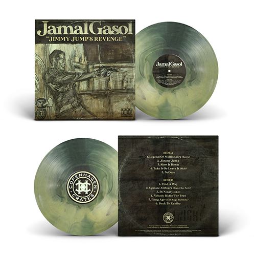 Jamal Gasol - Jimmy Jump's Revenge [Yellow/Green] [Vinyl Record / LP]-Copenhagen Crates-Dig Around Records