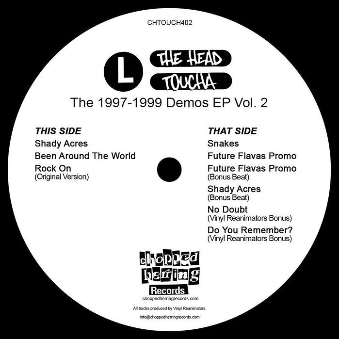 L The Head Toucha - The 1997-1999 Demos EP Vol 2 [Black] [Vinyl Record / 12"]