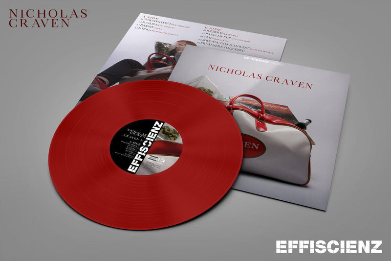 Nicholas Craven - Craven N [Red] [Vinyl Record / LP + Sticker]-EFFISCIENZ-Dig Around Records