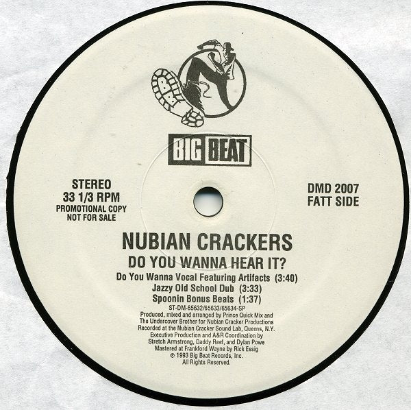 Nubian Crackers & Artifacts - Do You Wanna Hear It?  [Vinyl Record / 12"]