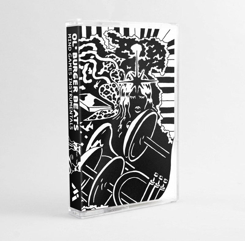 Ol' Burger Beats - Mind Games Instrumentals 【Cassette Tape】-MUTUAL INTENTIONS-Dig Around Records
