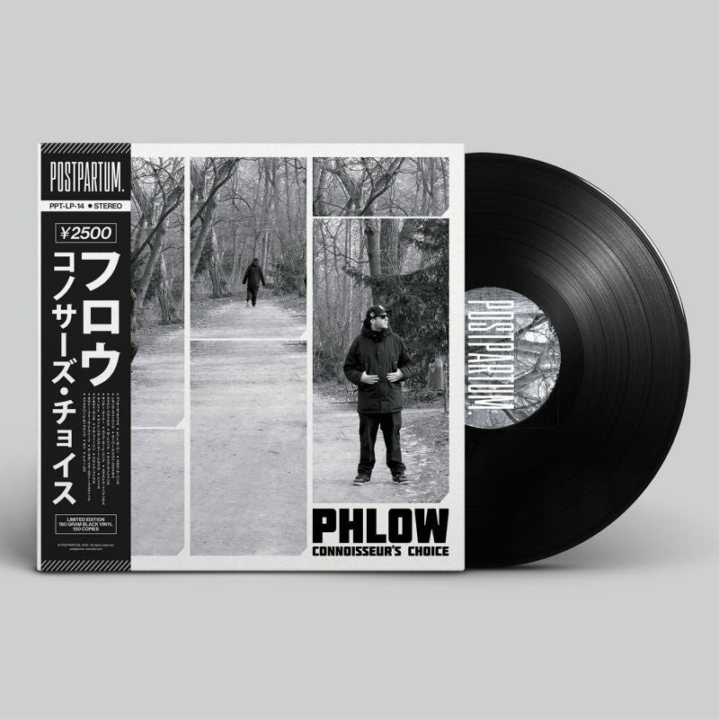 Phlow - Connoisseur's Choice [Black] [Vinyl Record / LP + Download Code + Obi Strip]-POSTPARTUM. RECORDS-Dig Around Records