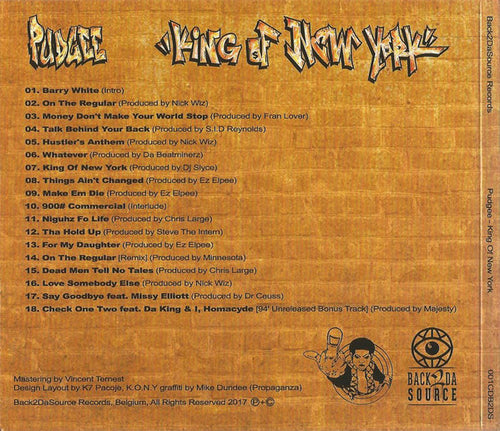 洋楽 PUDGEE/KING OF NEW YORK Pudgee_-