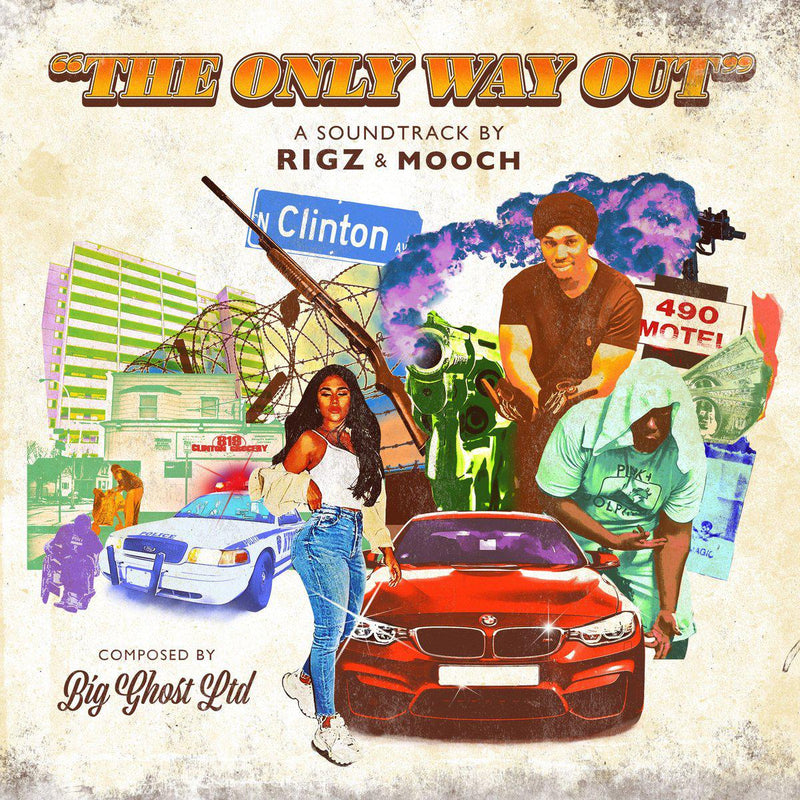 RIGZ AND MOOCH - THE ONLY WAY OUT [CD]-GourmetDeluxxx-Dig Around Records