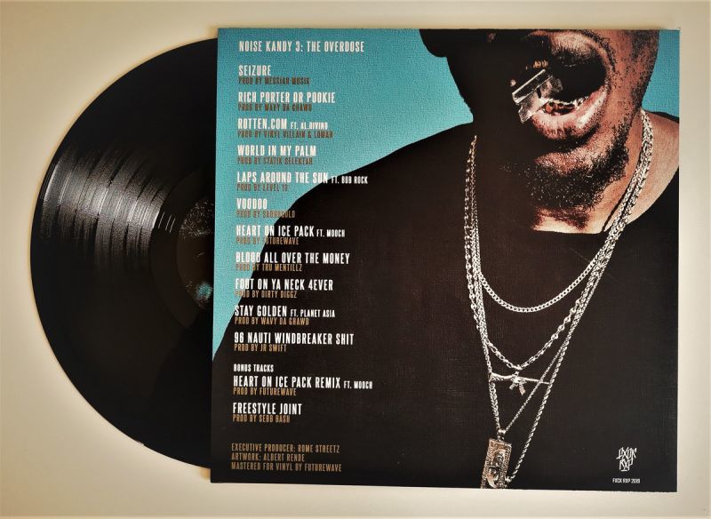 ROME STREETZ - Noise Kandy 3 [Black] [Vinyl Record / LP]-FXCK RXP-Dig Around Records