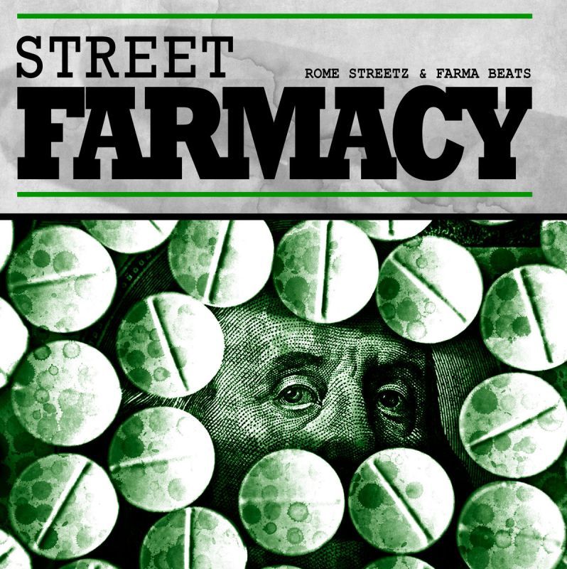 ROME STREETZ & FARMA BEATS - Street Farmacy [Black] [Vinyl Record / LP]-FXCK RXP-Dig Around Records