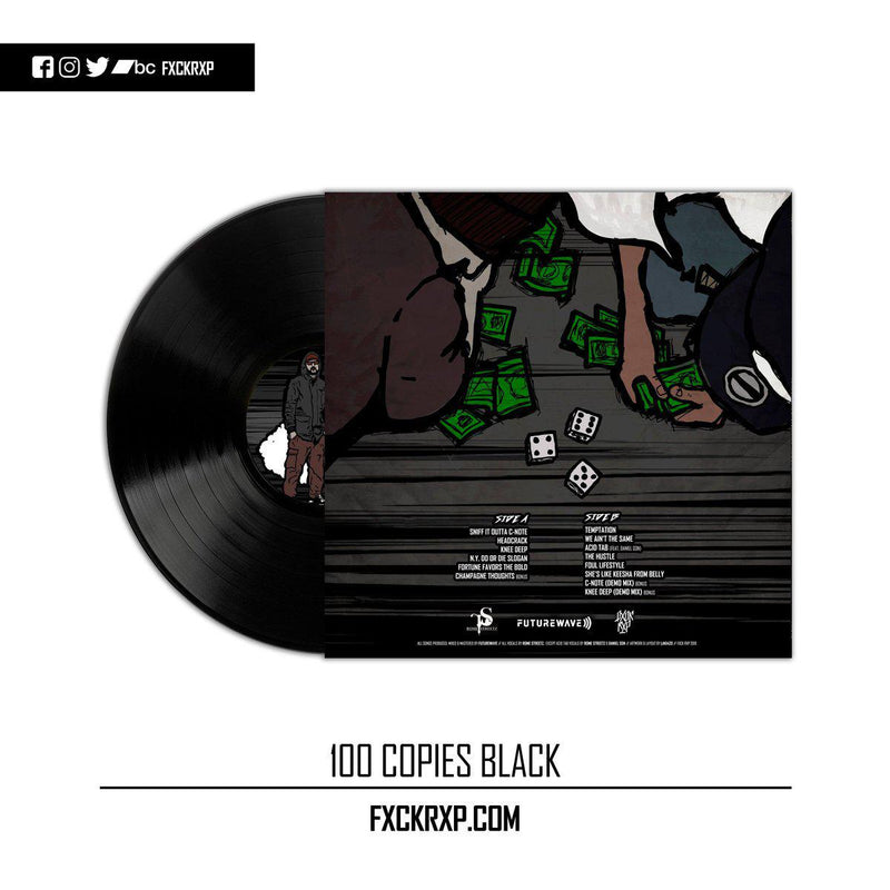 ROME STREETZ & FUTUREWAVE - Headcrack [Black] [Vinyl Record / LP]-FXCK RXP-Dig Around Records