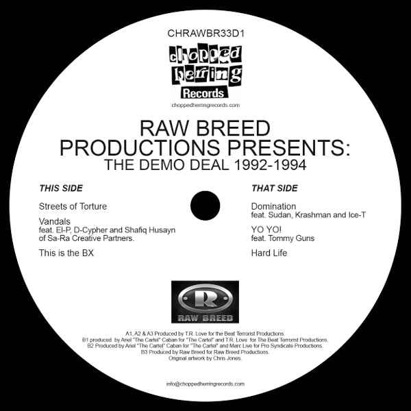 Raw Breed – The Demo Deal [Vinyl Record / 12"]-Chopped Herring Records-Dig Around Records