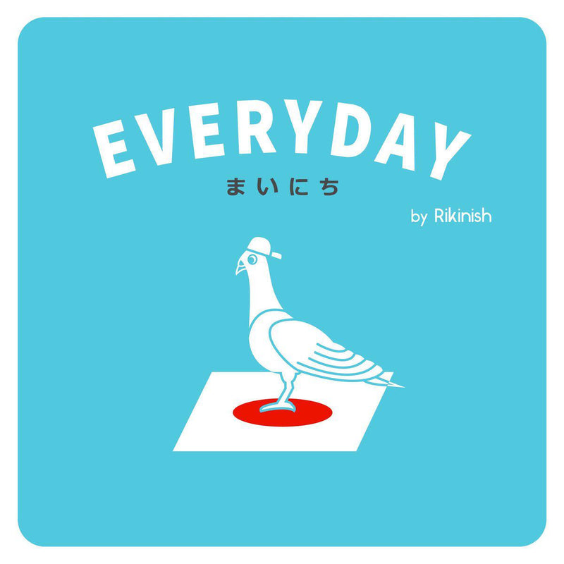 Rikinish - Everyday [White] [Cassette Tape + Sticker]-Orikami Records-Dig Around Records