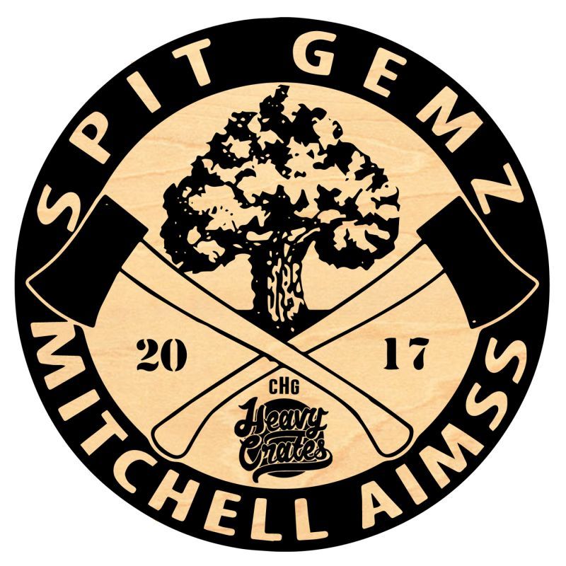 SPIT GEMZ & MITCHELL AIMSS - RESPECT FIRE [Vinyl Record / 12"]-Heavy Crates-Dig Around Records