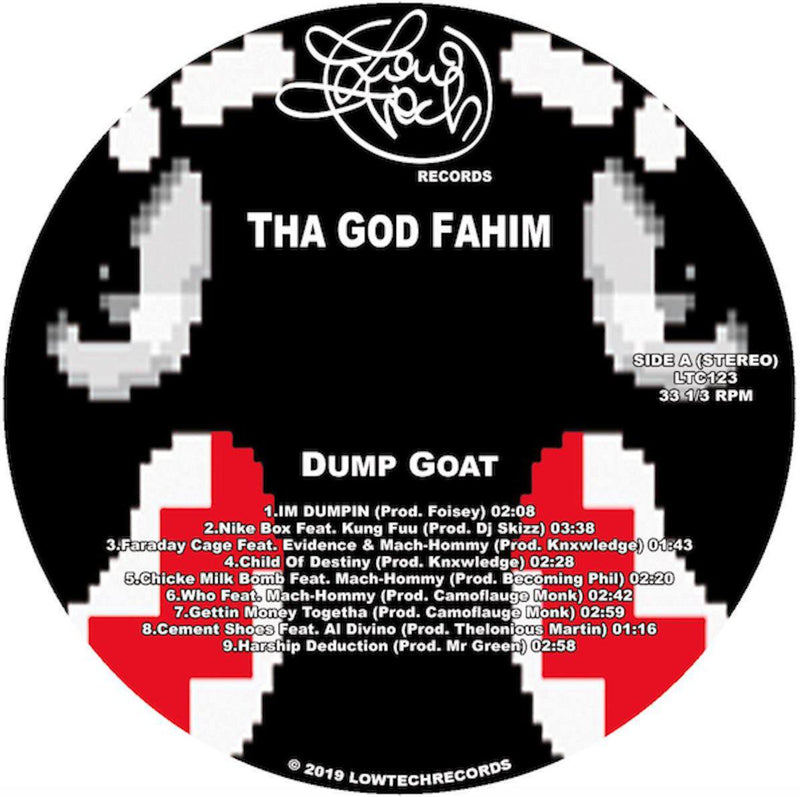 Tha God Fahim - DUMP GOAT [Blue] [Vinyl Record / LP]-Lowtechrecords-Dig Around Records