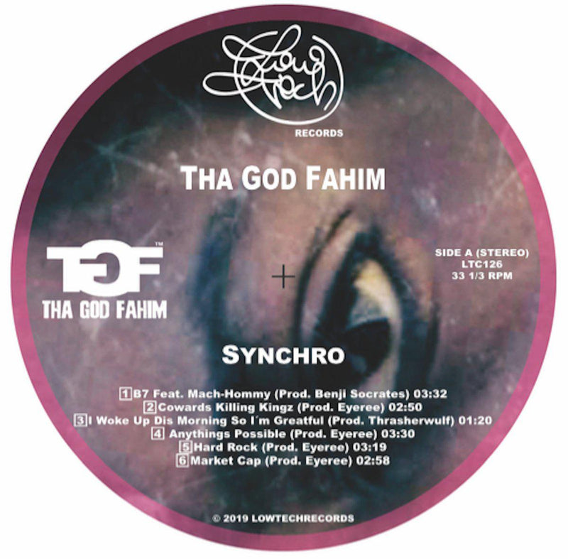 Tha God Fahim - Synchro [ALBINO WEED NATURAL WAX] [Vinyl Record / LP + OBI]-Lowtechrecords-Dig Around Records