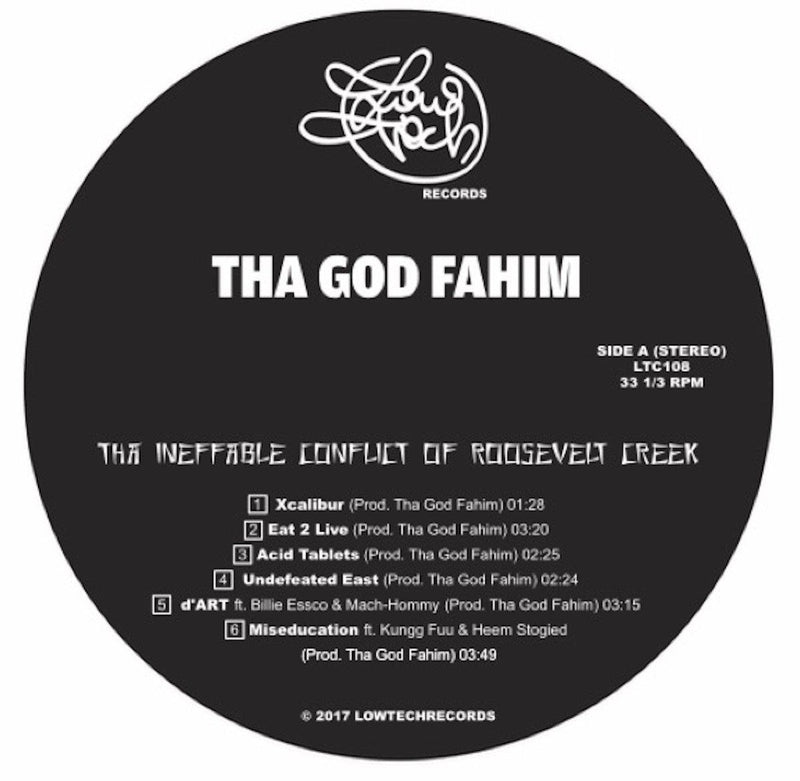 Tha God Fahim - The Ineffiable Conflict Of Roosevelt Creek [Vinyl Record / LP]-Lowtechrecords-Dig Around Records