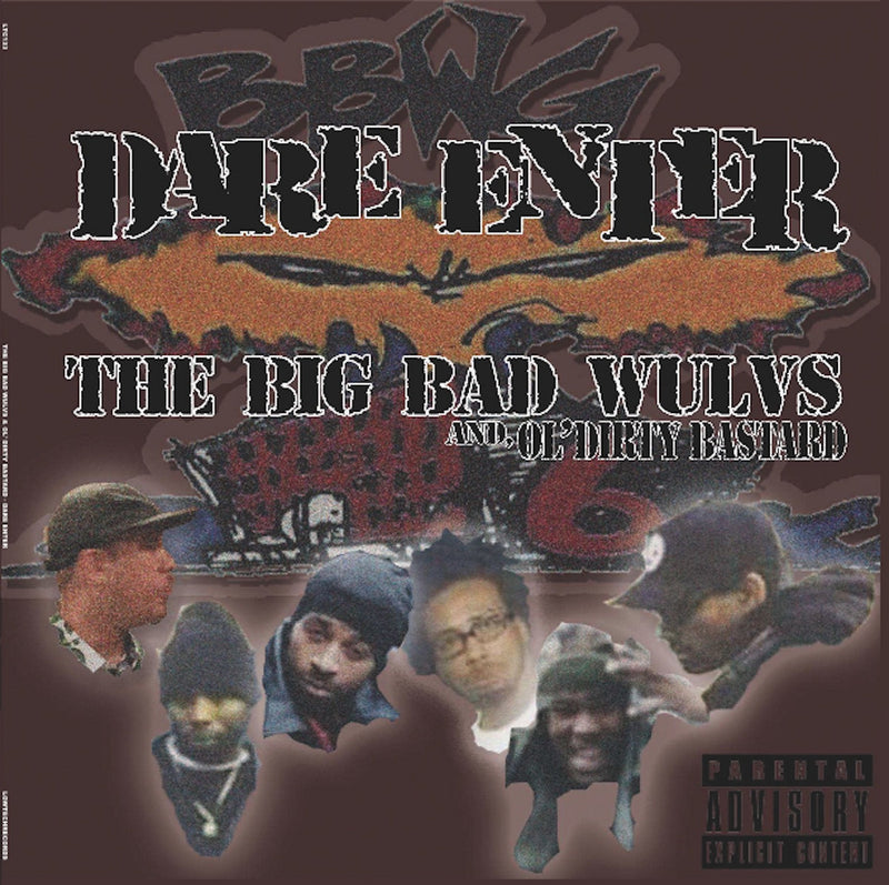 The Big Bad Wulvs & ODB - Dare Enter The Big Bad Wolves [BOMB BUILDING COVER VARIATION ORANGE SPLATTER] [Vinyl Record / LP]