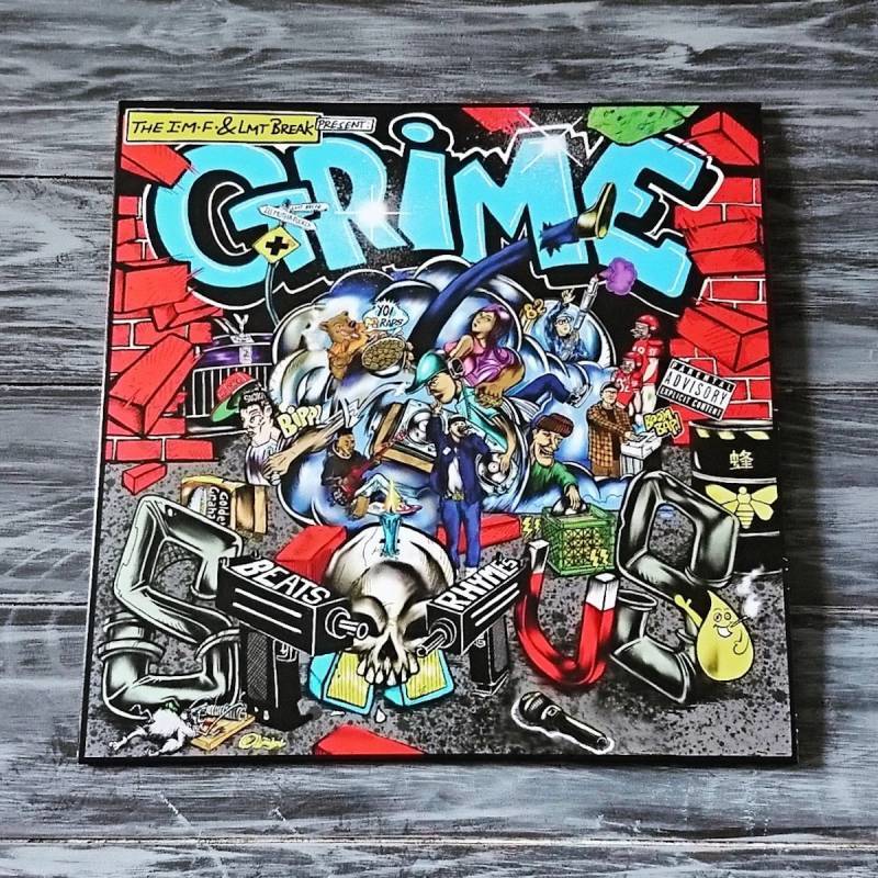 The I.M.F. & Lmt. Break - Grime Status 【Vinyl Record | LP】-THE GET DOWN RECORDS-Dig Around Records