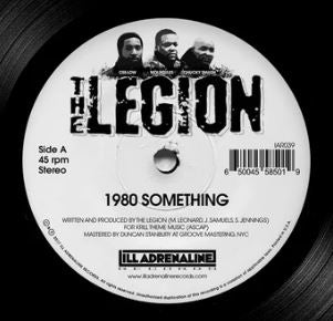 The Legion - 1980 Something / Heard We Quit [Black] [Vinyl Record / 7"]-ILL ADRENALINE RECORDS-Dig Around Records