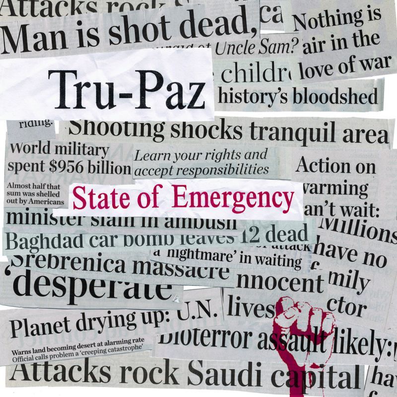 Tru-Paz - State Of Emergency [CD]-URBNET-Dig Around Records