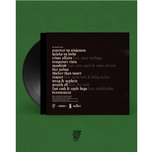 V DON x SAUCE HEIST - The Minatti Report [BLACK IS BEAUTIFUL Edition] [OG Cover] [Vinyl Record / LP]