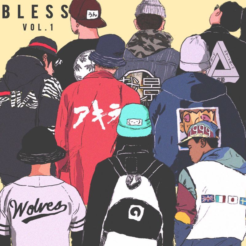 Various Artists - BLESS Vol. 1 [Cassette Tape / 2 x Tape + Sticker]-INNER OCEAN RECORDS-Dig Around Records