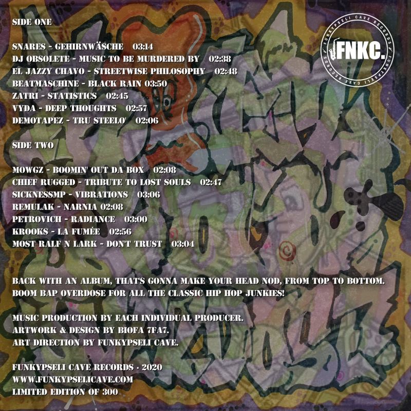 Various Artists - Boom Bap Overdose [Vinyl Record / 12"]-Funkypseli Cave Records FNKC-Dig Around Records