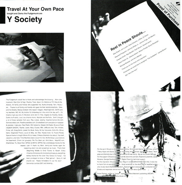 Y Society - Travel At Your Own Pace [Vinyl Record / 2 x LP]